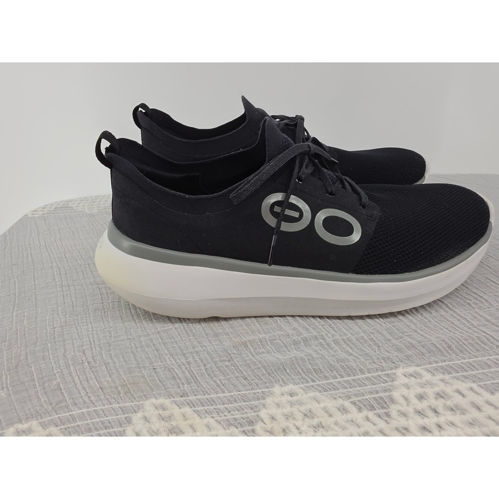 Oofos OOmg Sport Low Recovery Shoes Mens 12 Black Grey OOfoam Sneakers